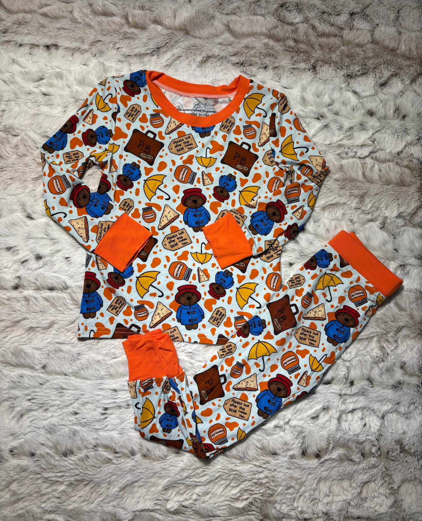 Paddington Bear bamboo 2 piece set