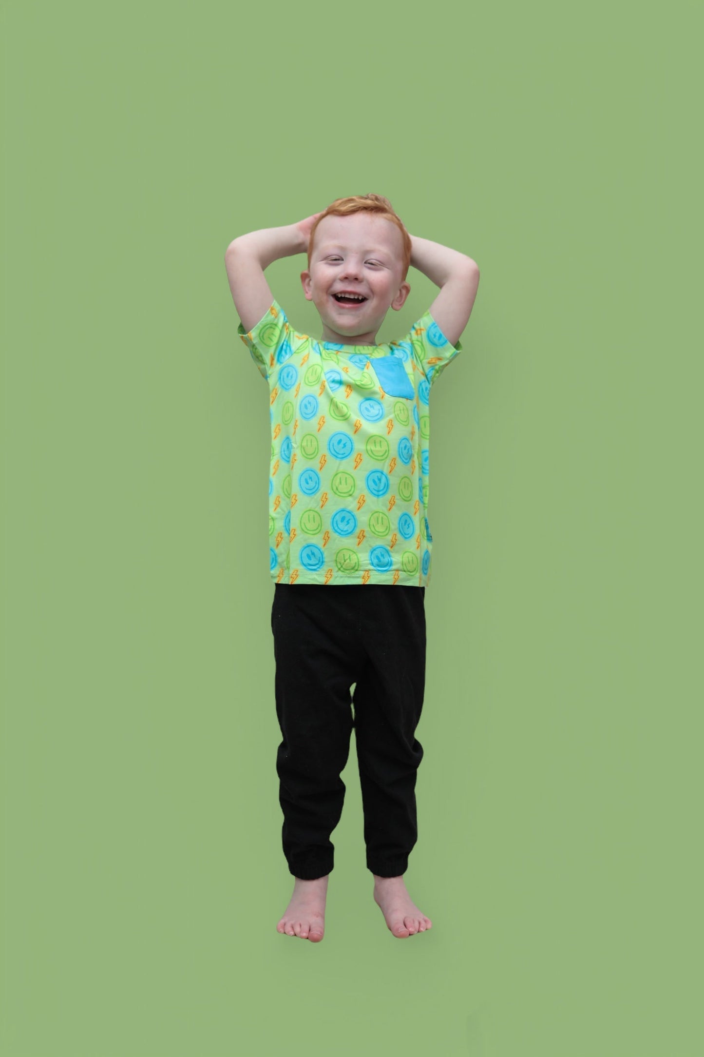 NEON SMILES DREAM POCKET TEE