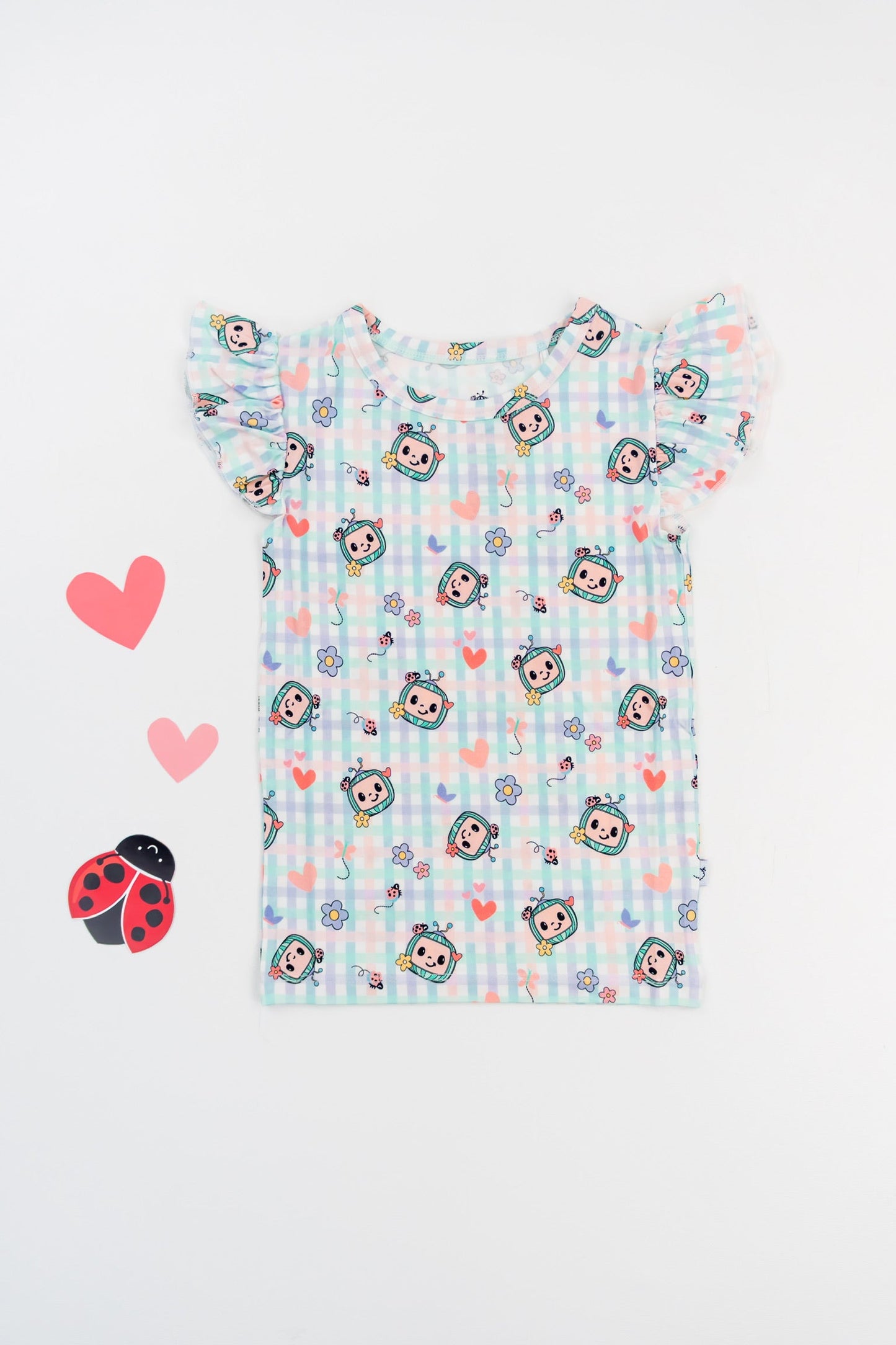 Dream Big Little Co x CoComelon SPRINGTIME MELON DREAM CAP SLEEVE TOP
