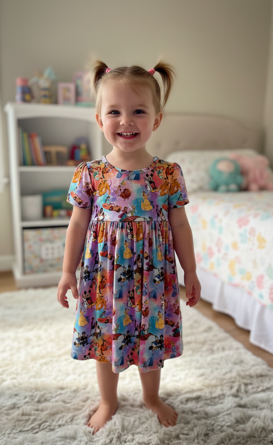 Character bamboo twirl dress