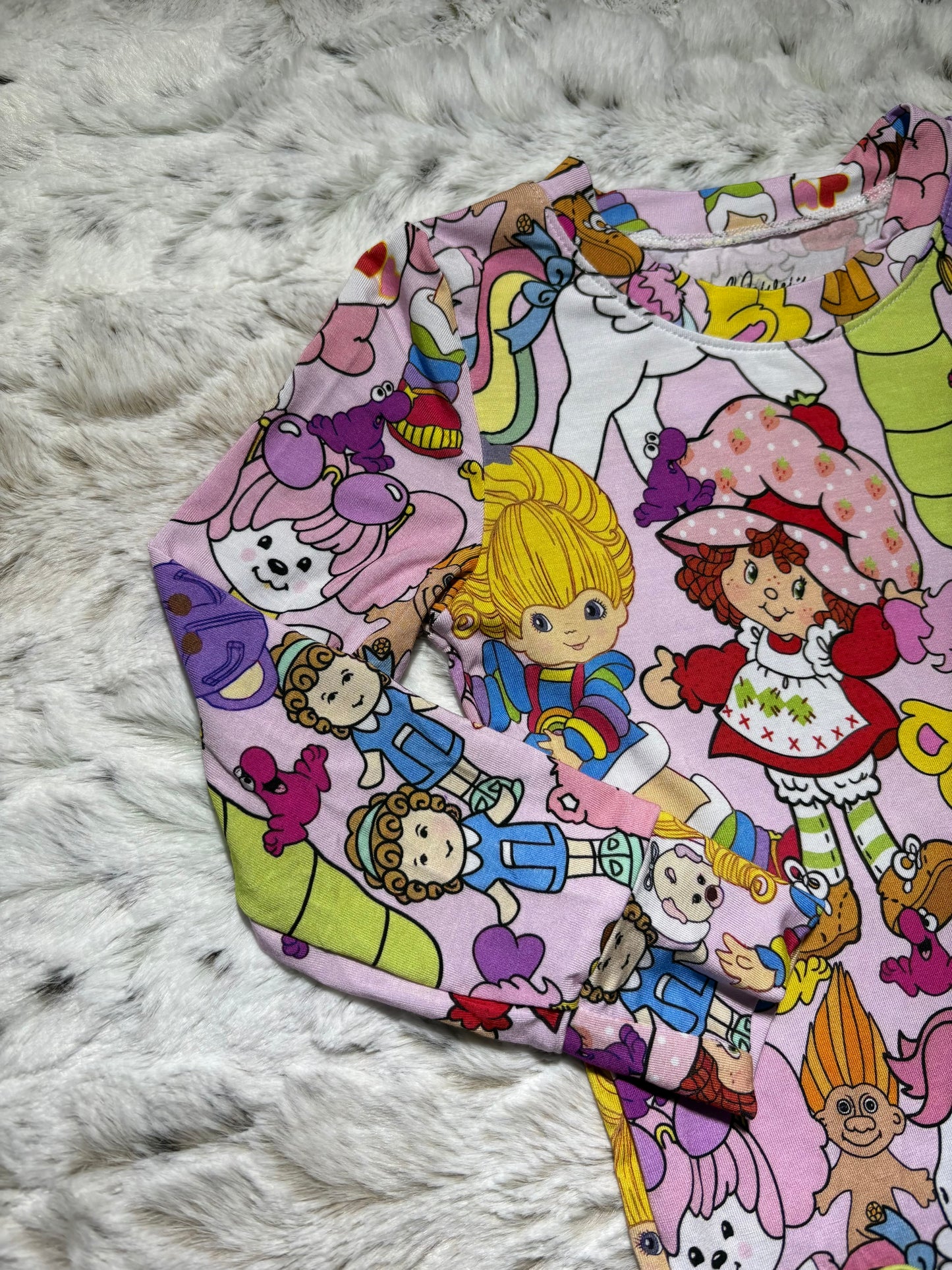 80s character bamboo 2 piece set