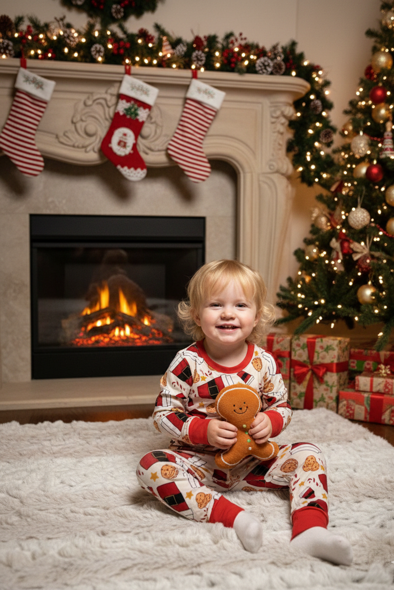 Cookies and milk bamboo 2 piece set