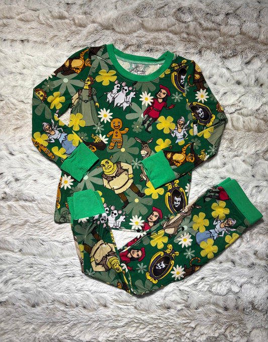 Shrek bamboo 2 piece set