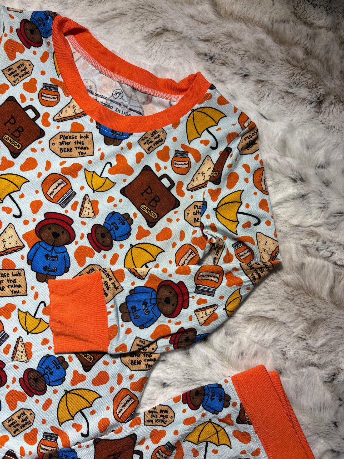 Paddington Bear bamboo 2 piece set