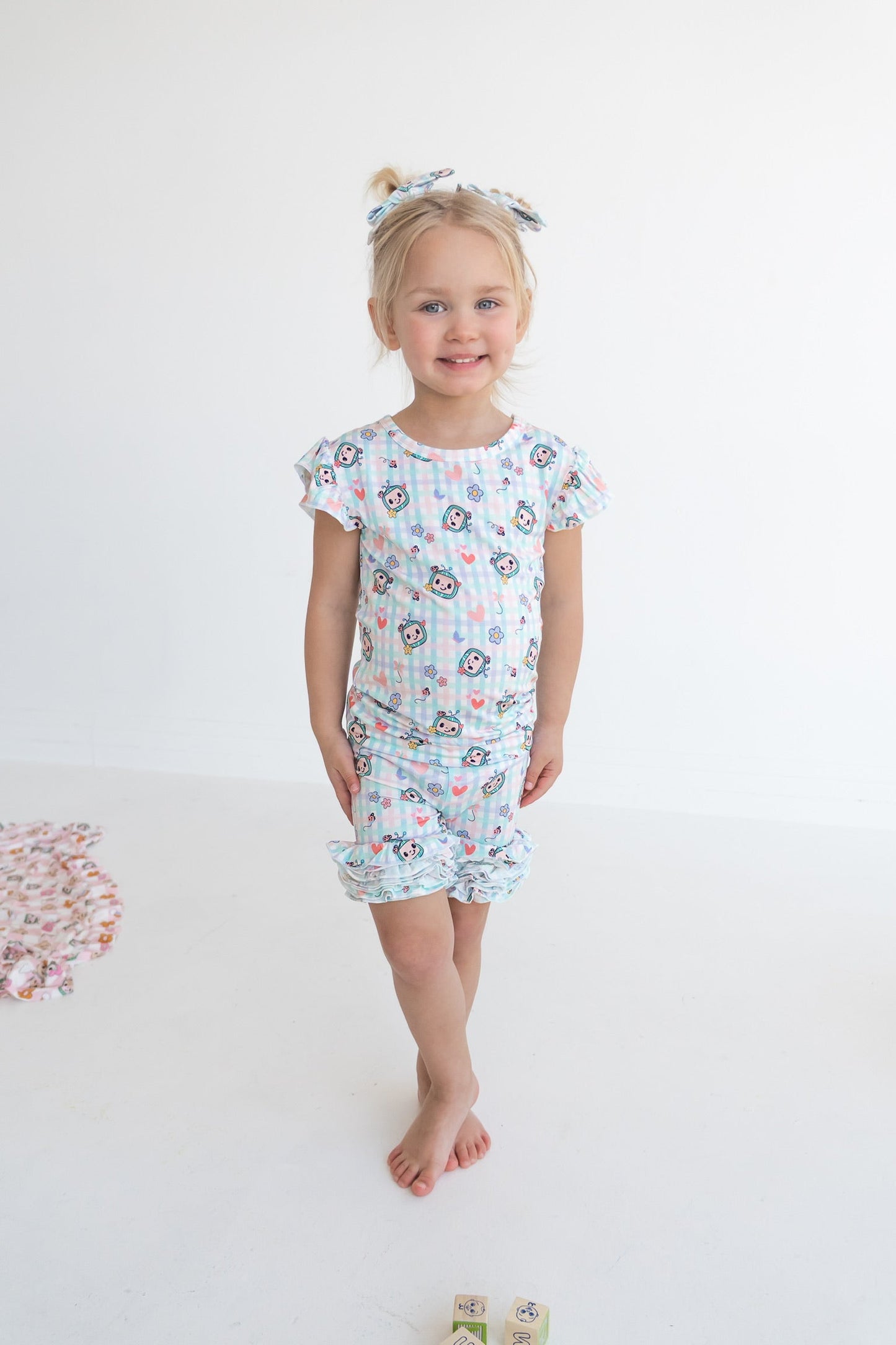 Dream Big Little Co x CoComelon SPRINGTIME MELON DREAM CAP SLEEVE TOP