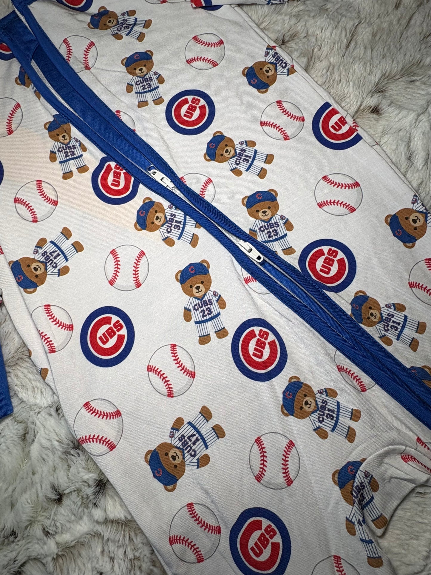 Cubs baseball zippy