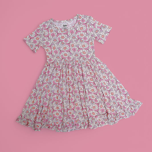MAGICAL MERMAID DREAM RUFFLE DRESS