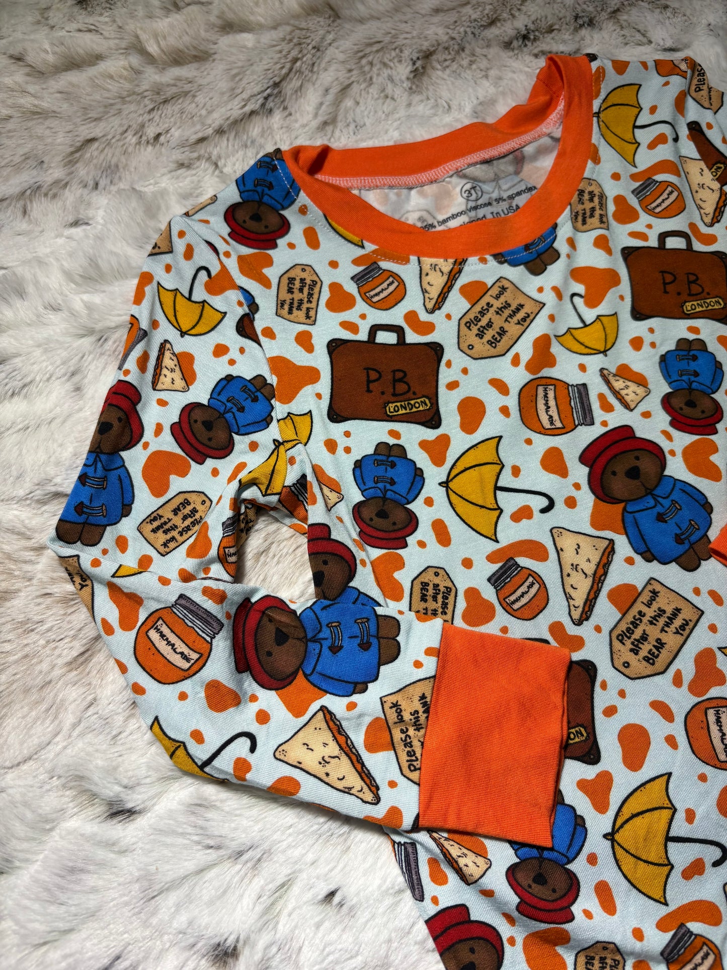 Paddington Bear bamboo 2 piece set