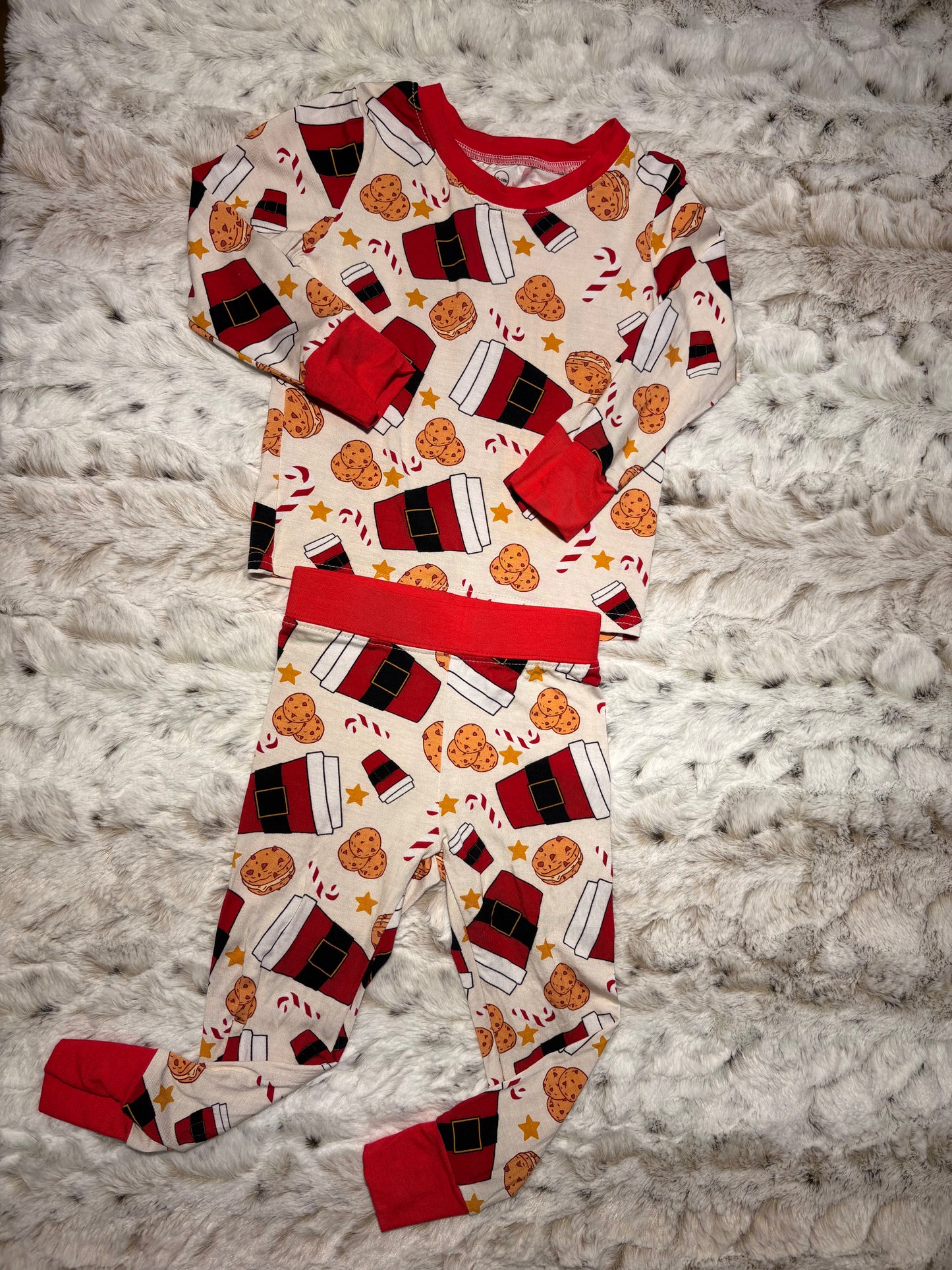 Cookies and milk bamboo 2 piece set