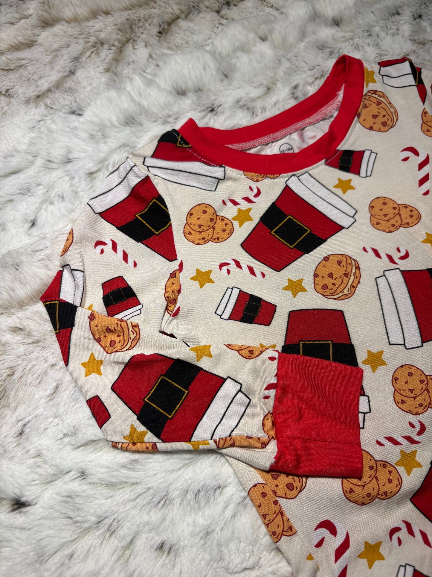 Cookies and milk bamboo 2 piece set