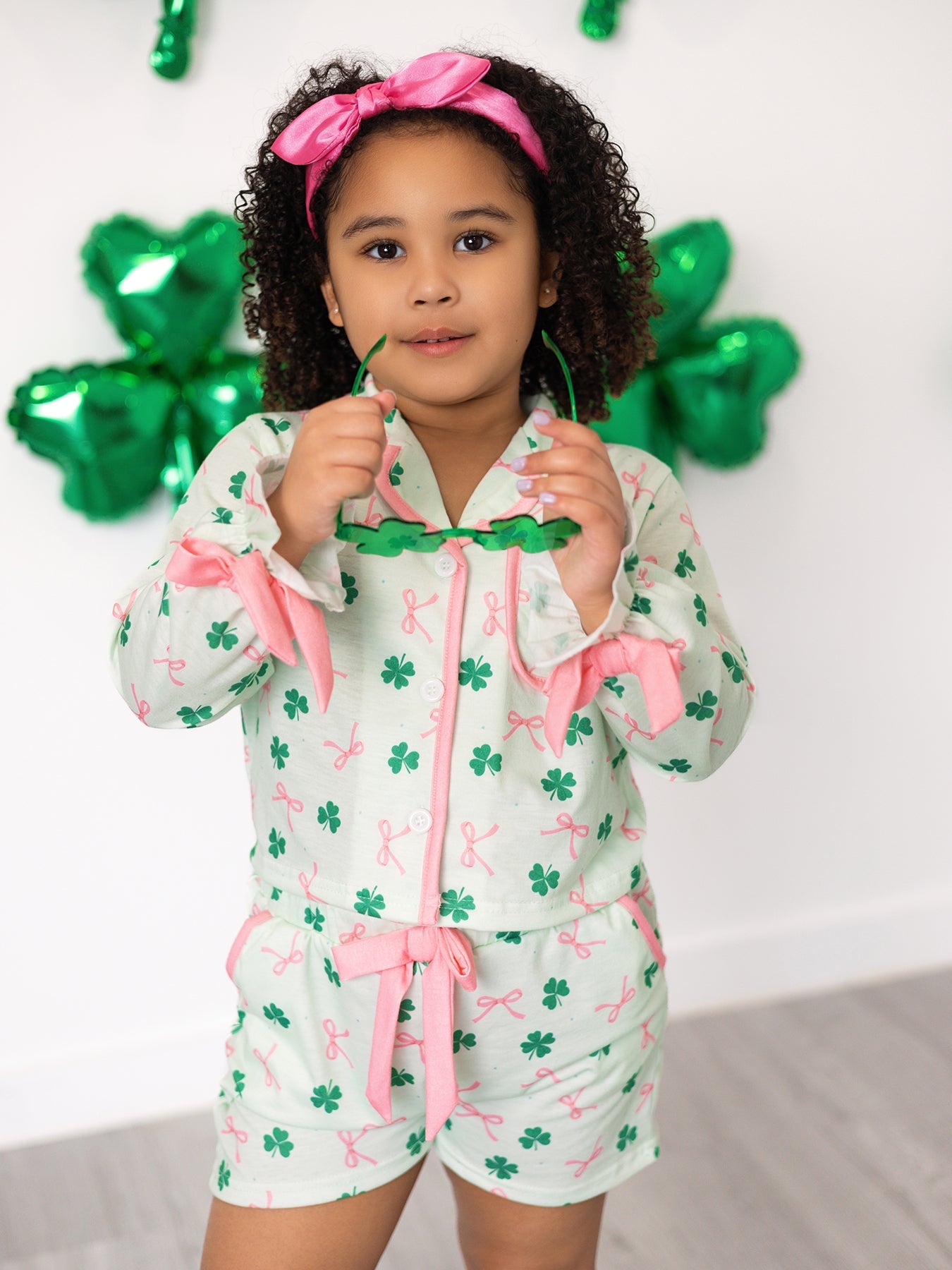 Green Shamrock Shaped Sunglasses for St. Patrick’s Day