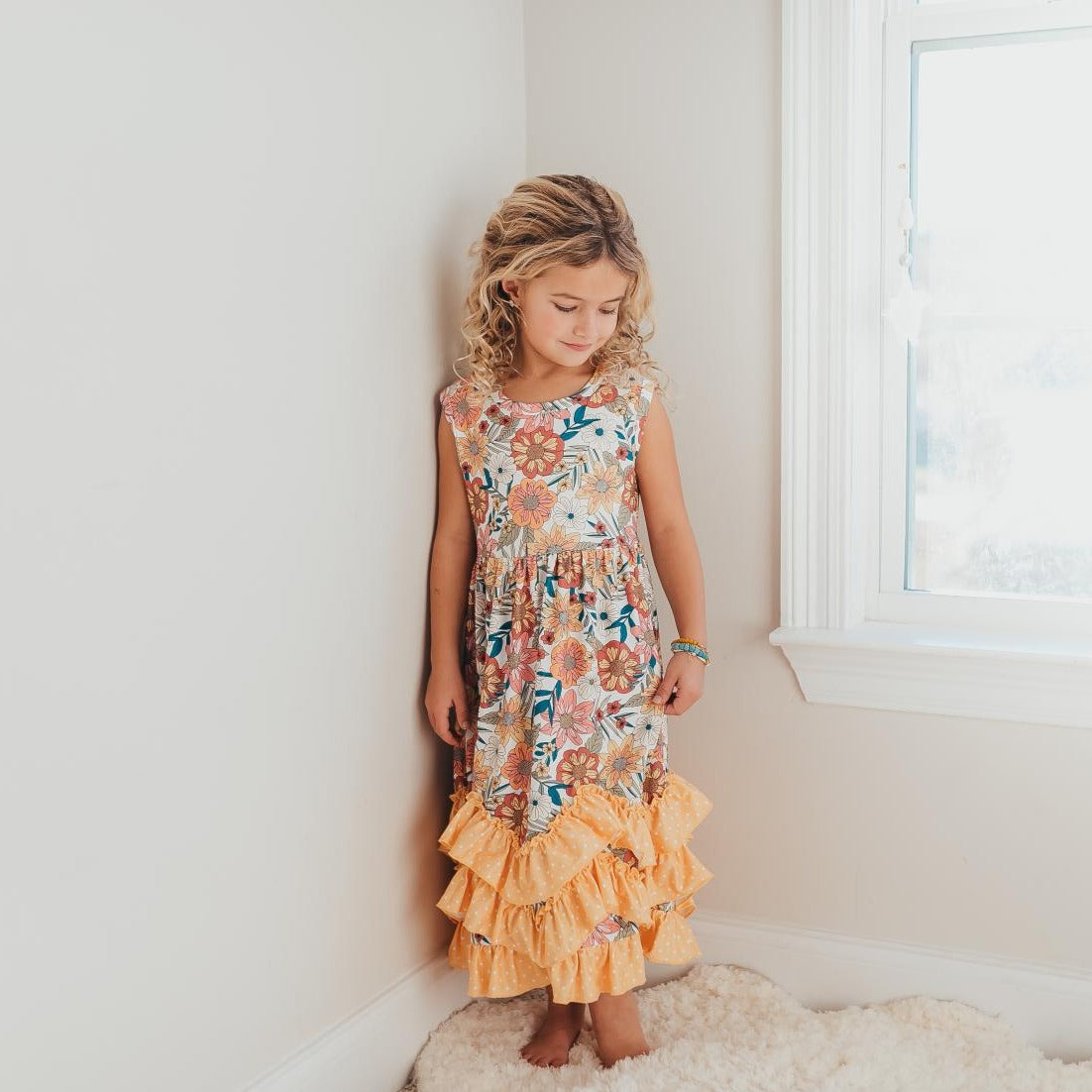 Butter 3 Ruffle Dress