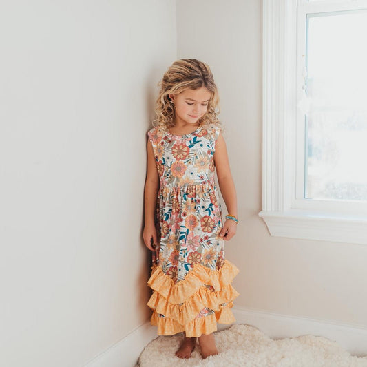 Butter 3 Ruffle Dress