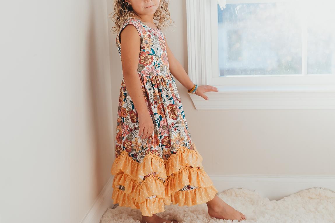 Butter 3 Ruffle Dress