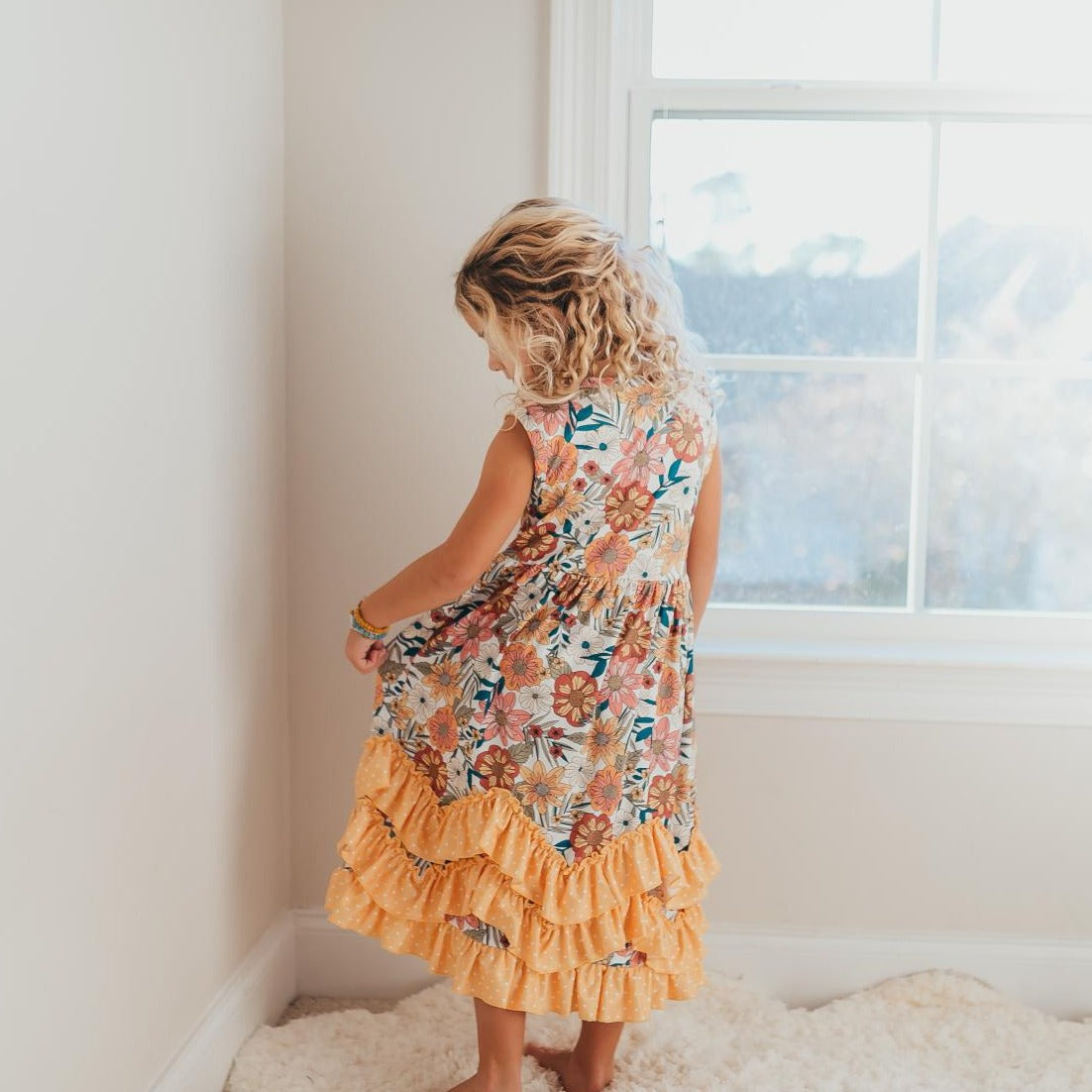 Butter 3 Ruffle Dress