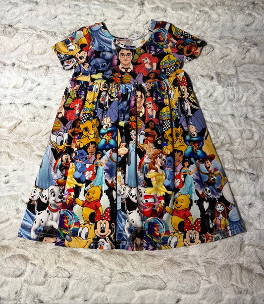 Character bamboo twirl dress