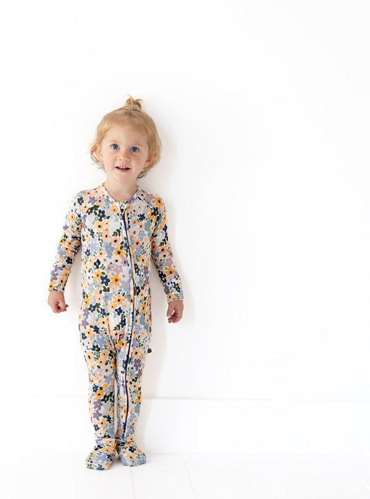 FLOWER CHILD | ZIP ROMPER