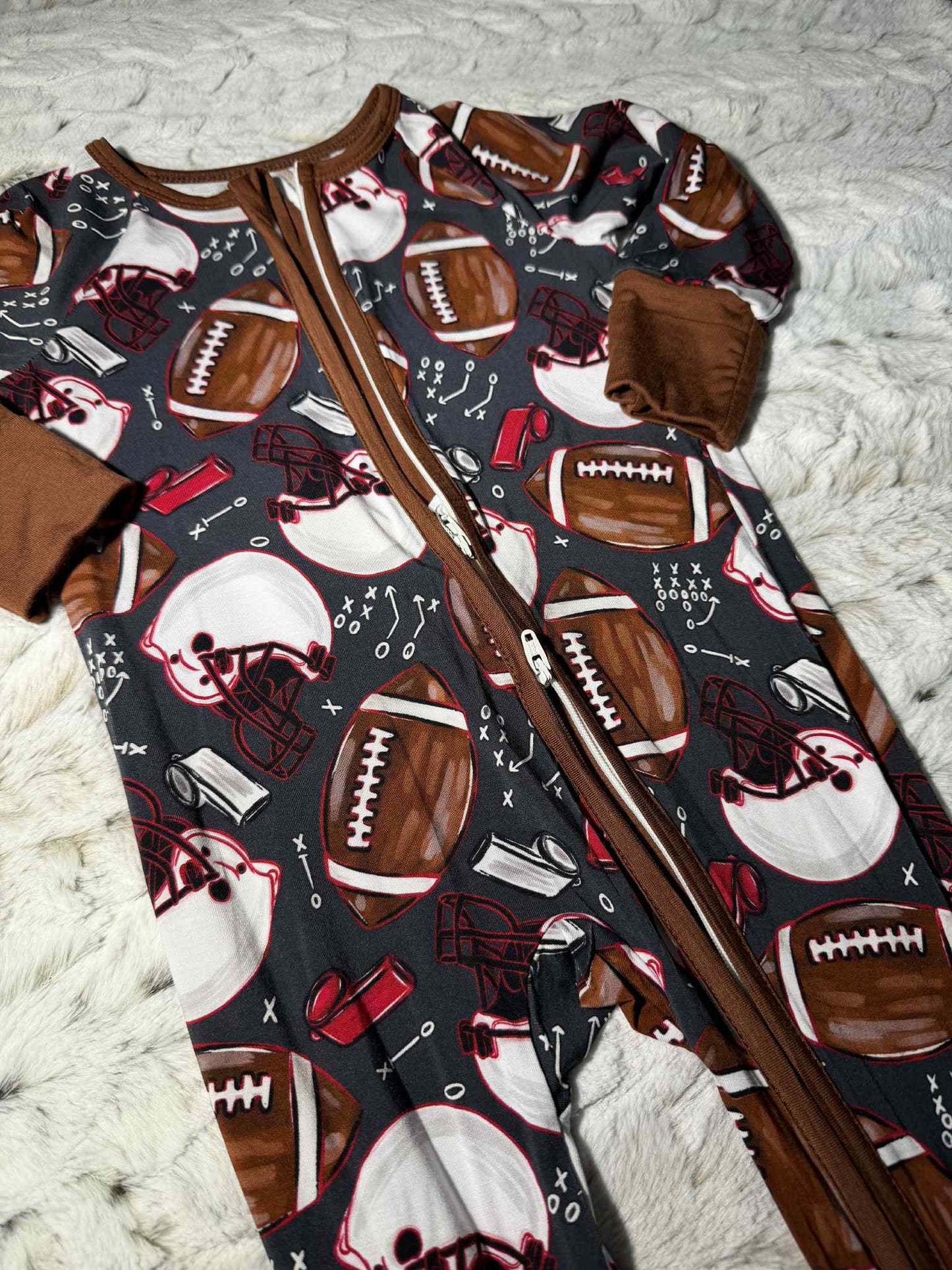 Football bamboo zippy