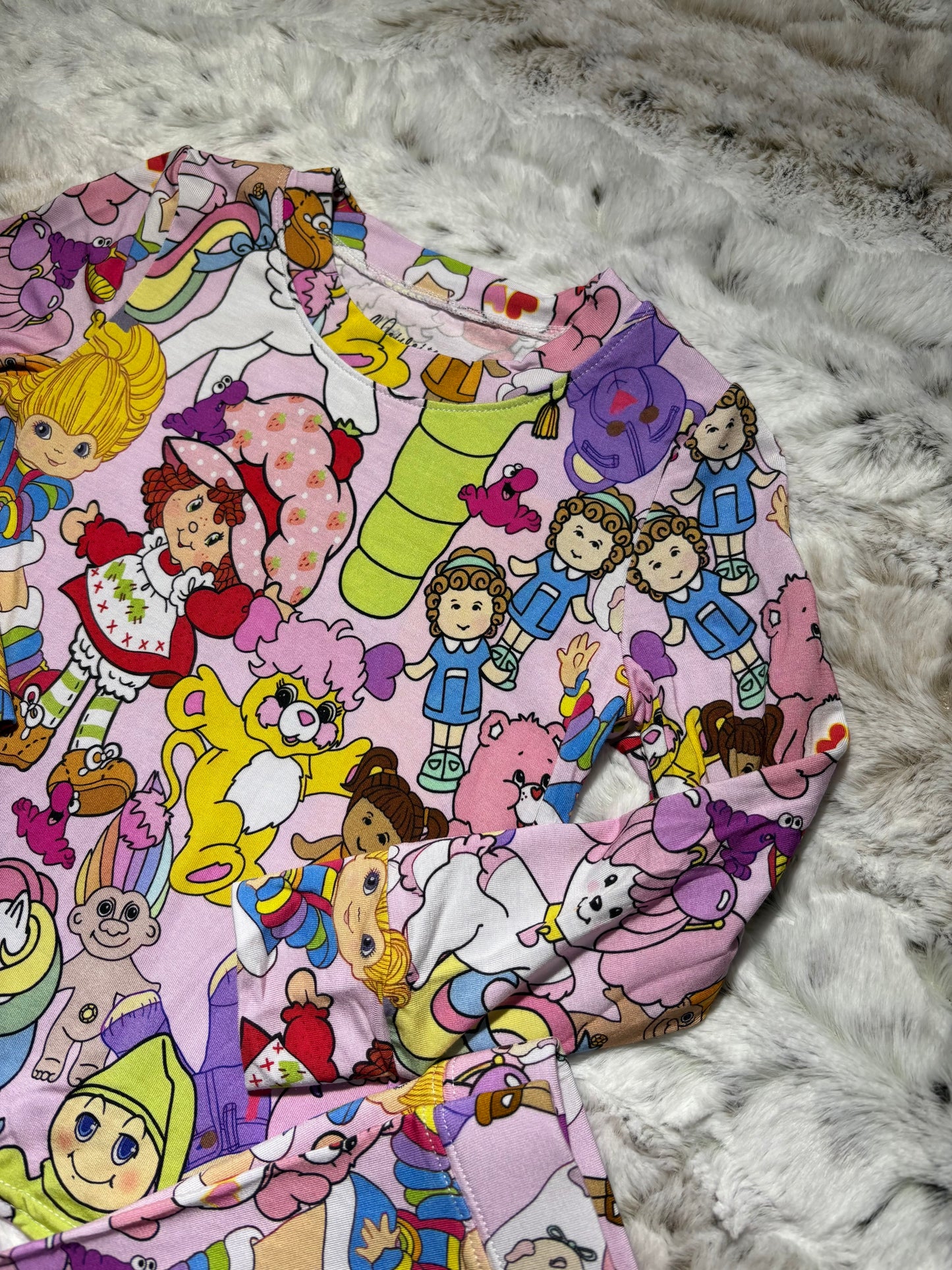 80s character bamboo 2 piece set