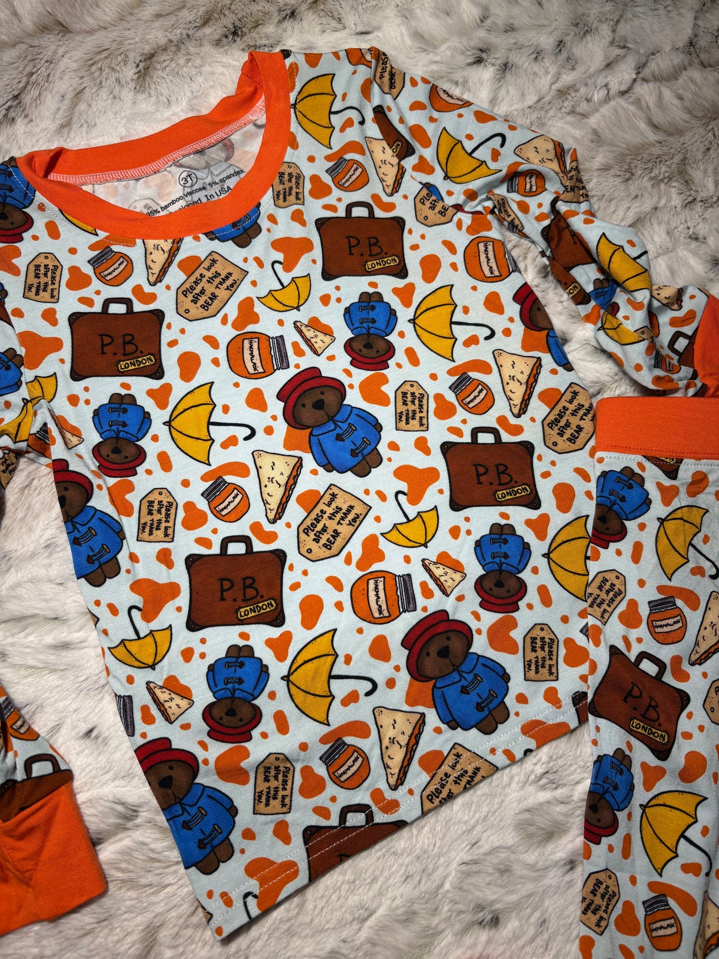 Paddington Bear bamboo 2 piece set