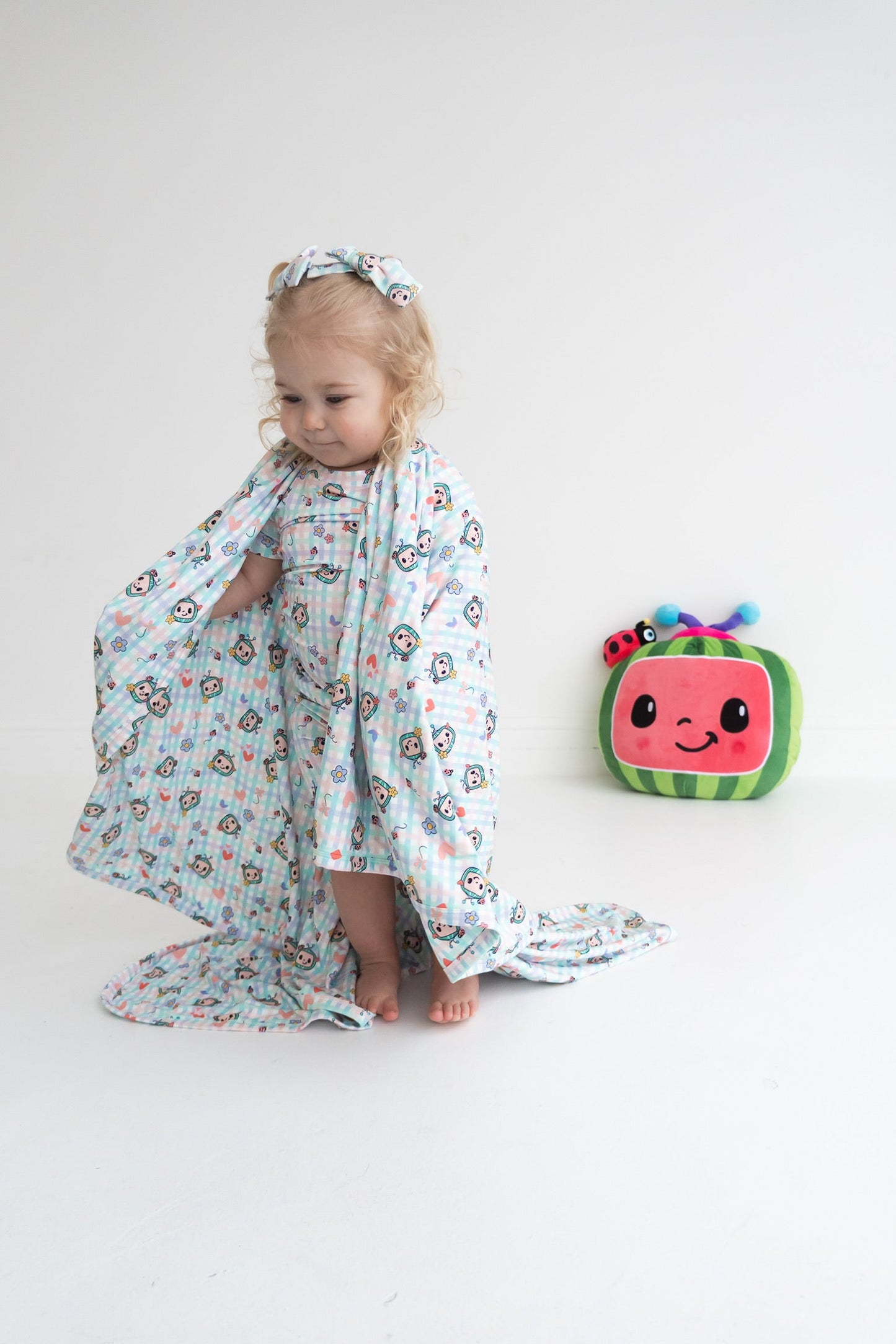 Dream Big Little Co x CoComelon SPRINGTIME MELON DREAM SHORT SET