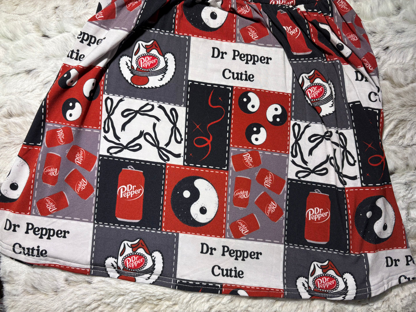 Dr Pepper cutie bamboo twirl dress