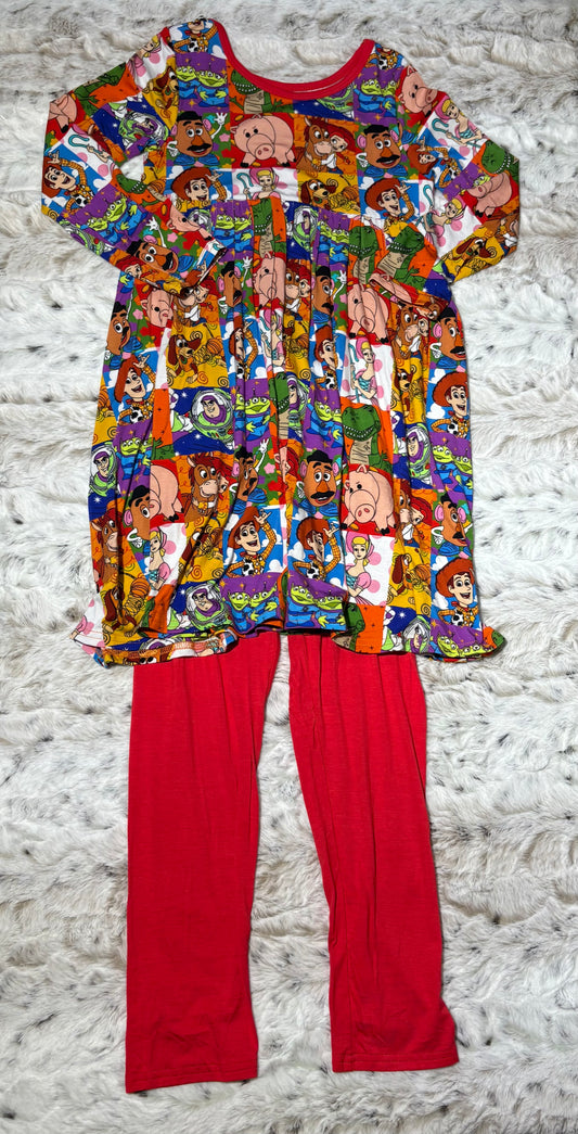 bamboo twirl dress with pants