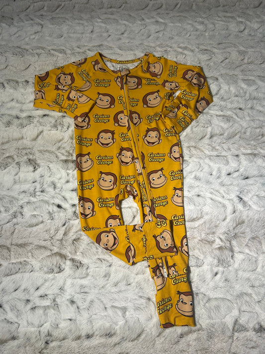 Curious George bamboo zippy