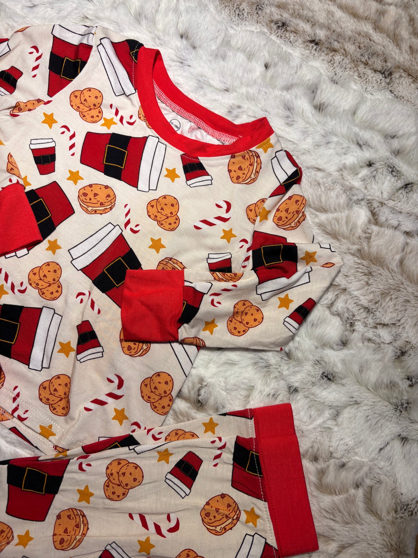 Cookies and milk bamboo 2 piece set