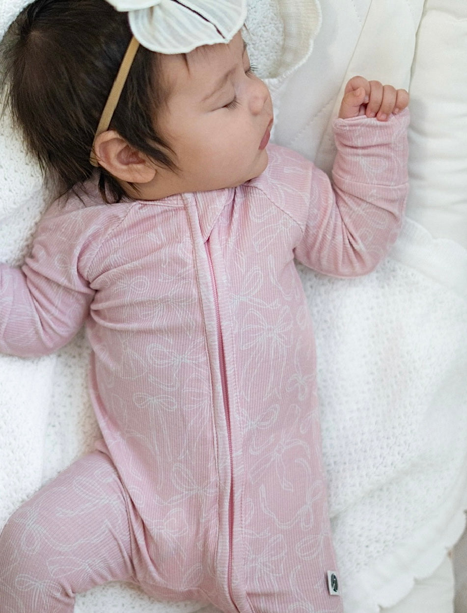 BOWS | ZIP ROMPER