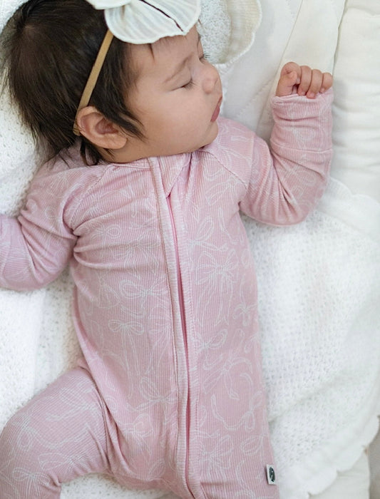 BOWS | ZIP ROMPER