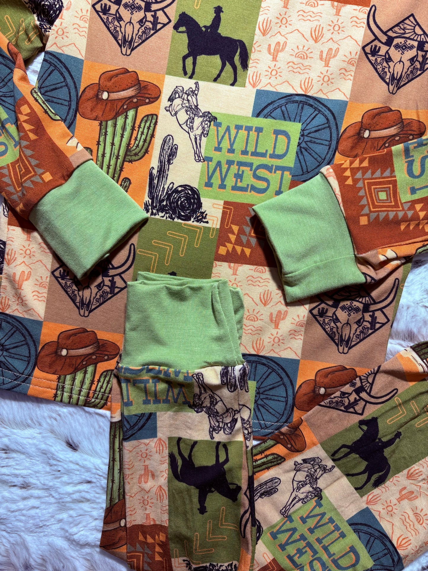 Wild West bamboo 2 piece set