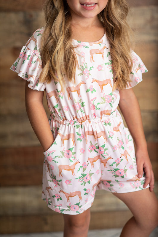 Horse Flutter Shortie Set