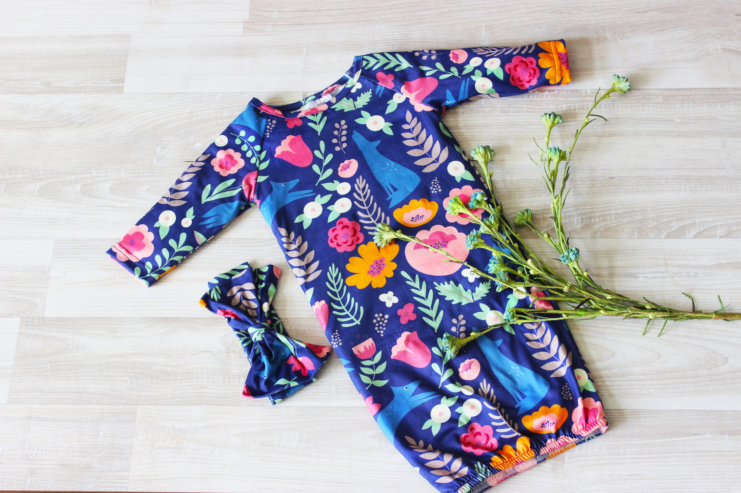 Fox Baby Gown