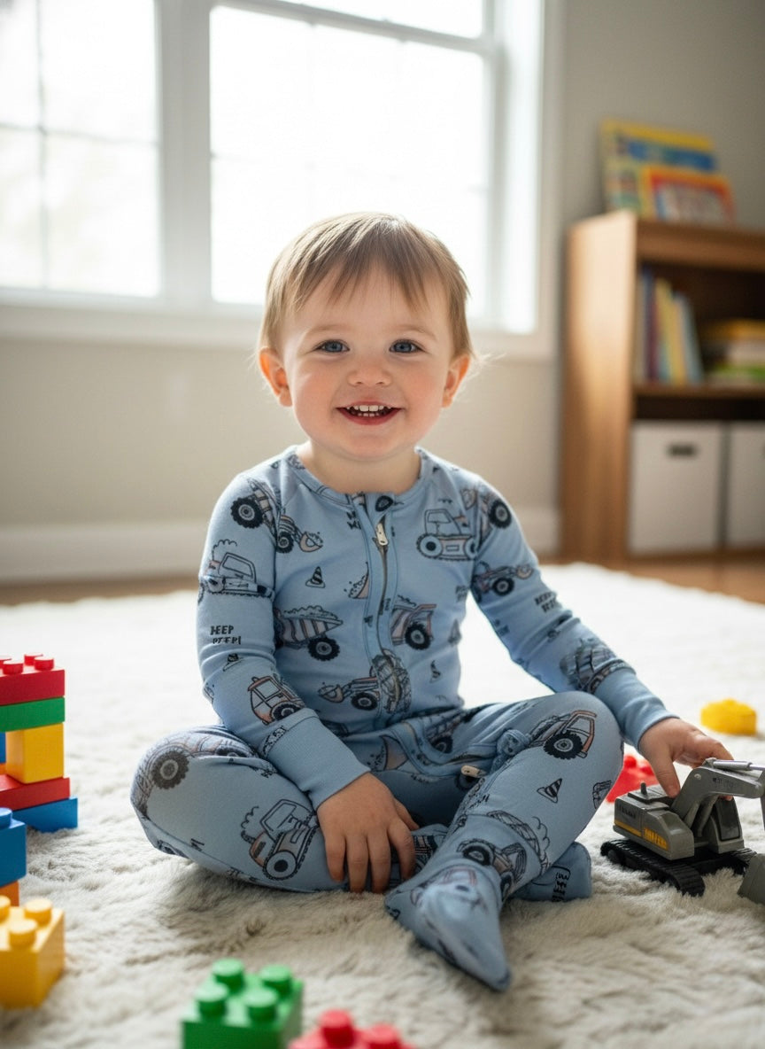 Construction truck bamboo zippy