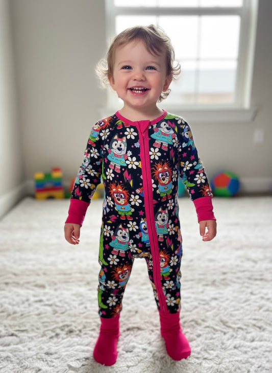 Bluey Rugrats bamboo zippy