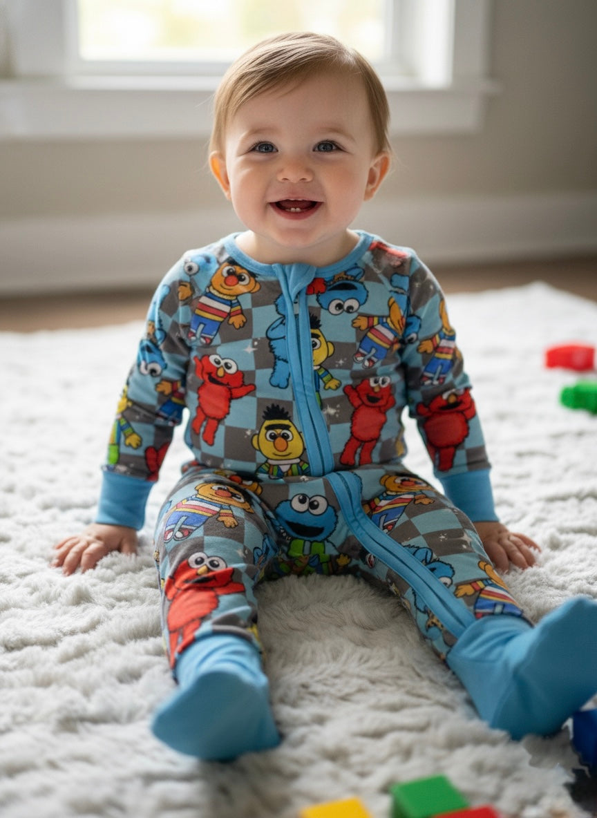 Sesame Street bamboo zippy