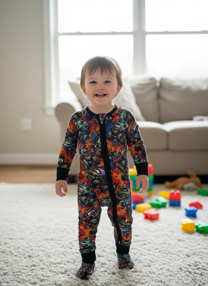 Monster truck bamboo zippy