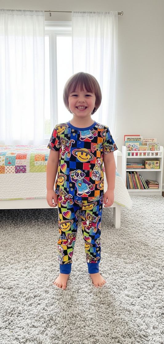 Lisa Frank bamboo 2 piece set