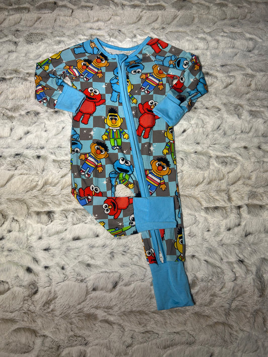 Sesame Street bamboo zippy