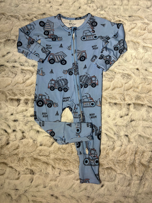 Construction truck bamboo zippy