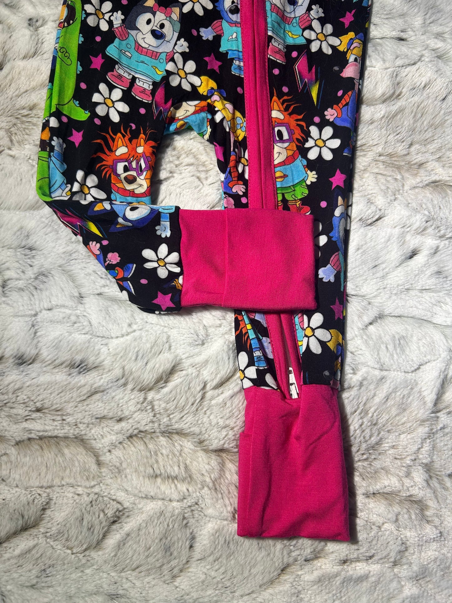 Bluey Rugrats bamboo zippy