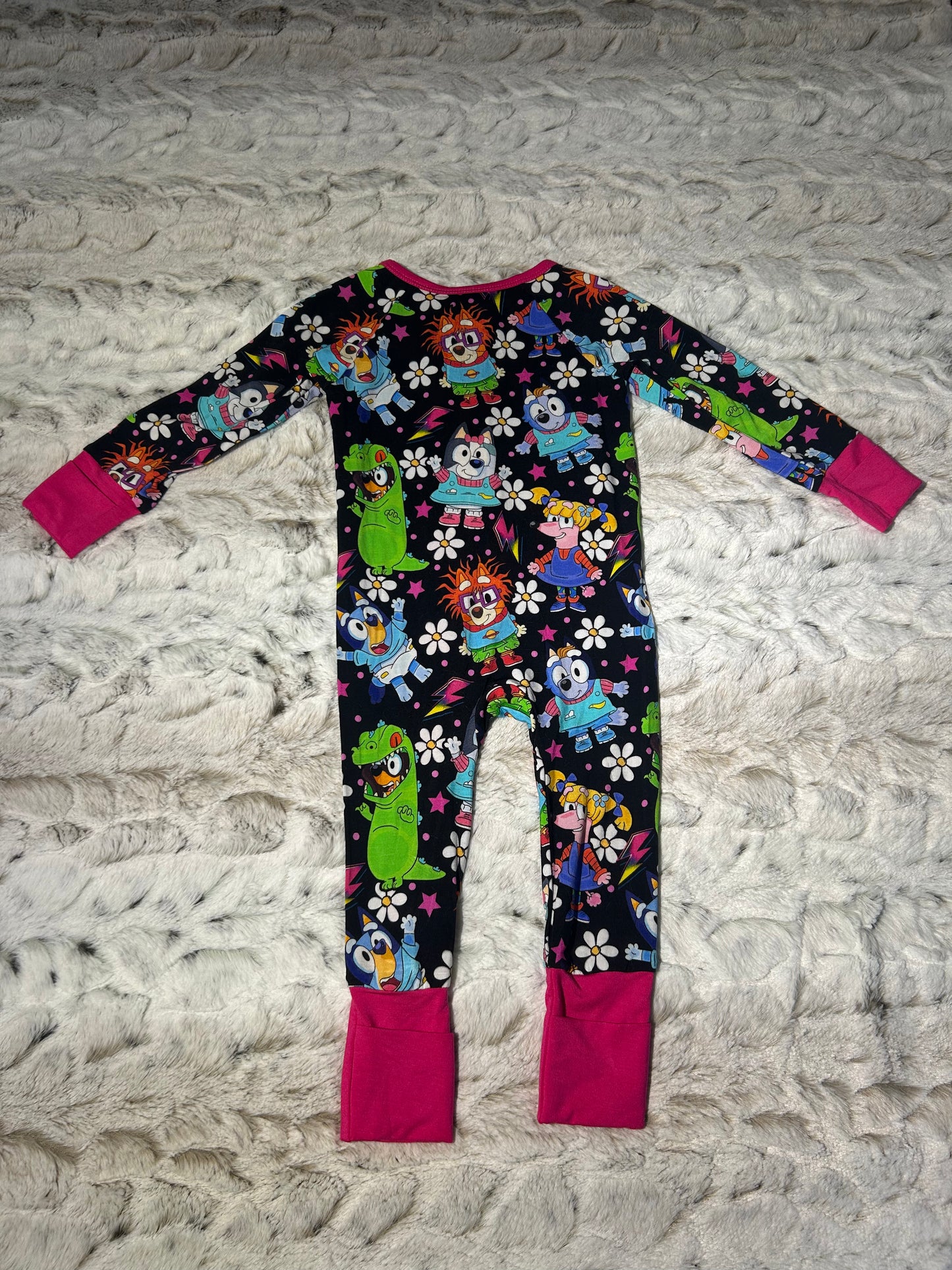 Bluey Rugrats bamboo zippy