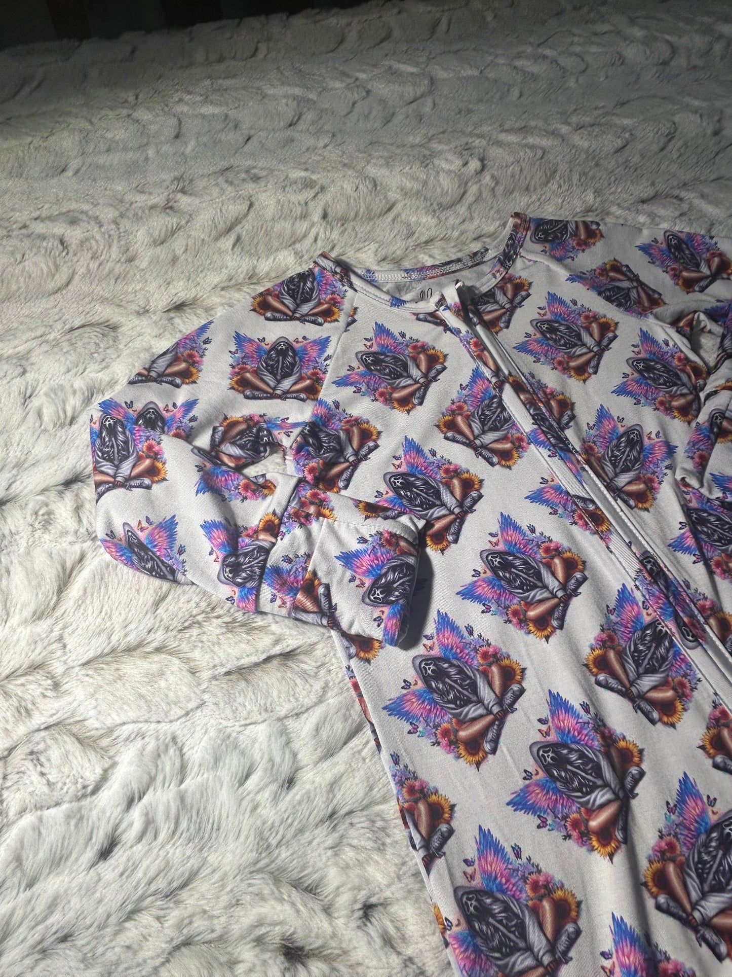 Grim reaper girl bamboo zippy