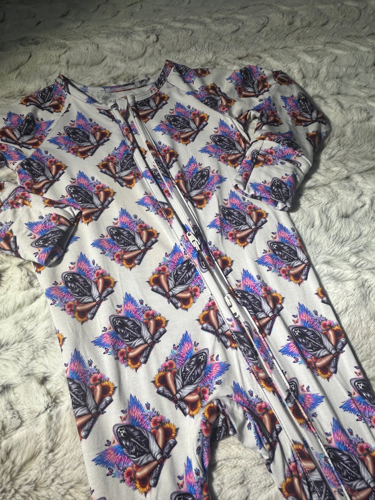 Grim reaper girl bamboo zippy