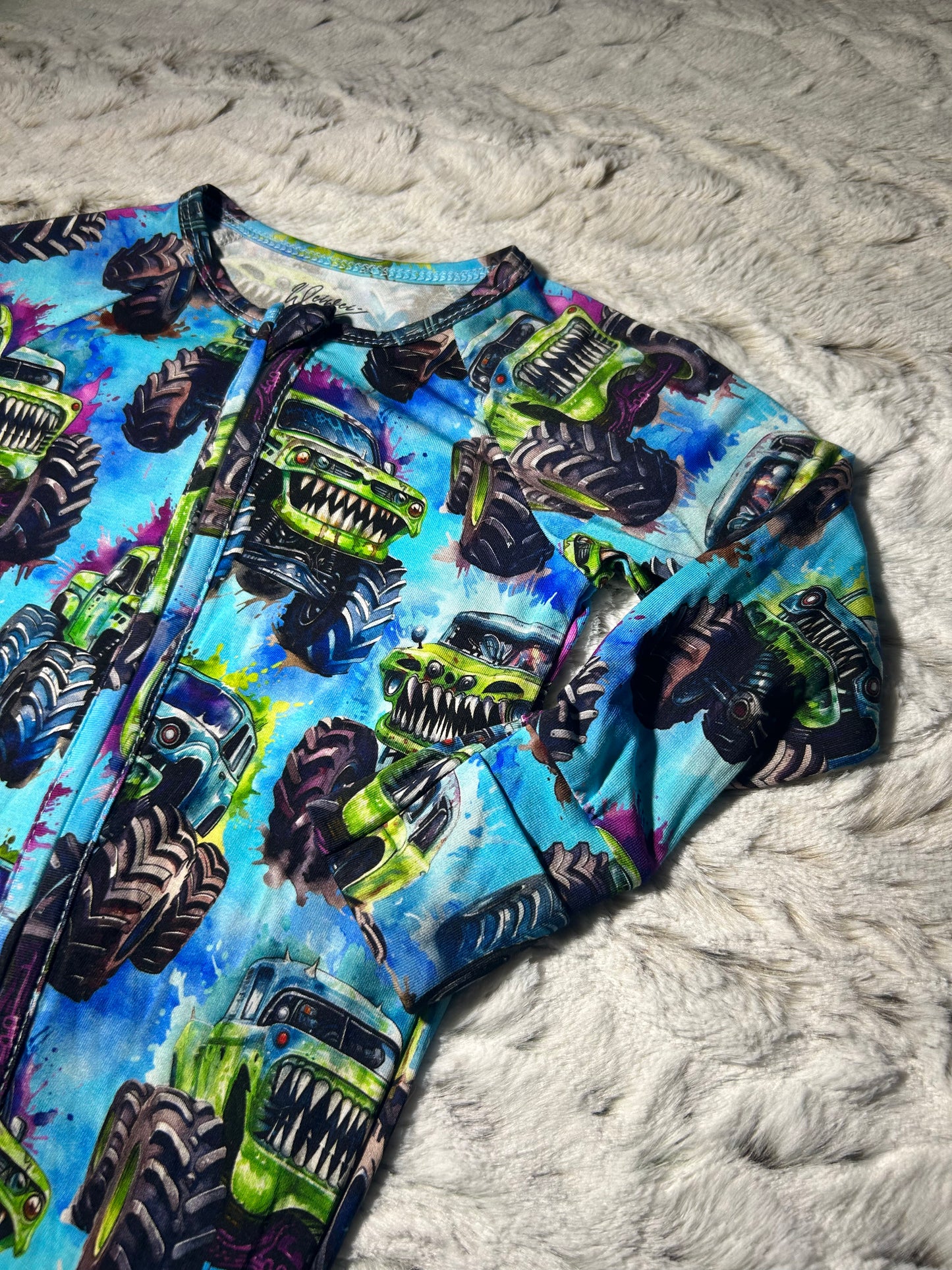 Monster truck bamboo zippy