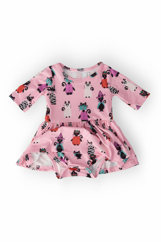 Purr-fectly Spooky Twirl Bodysuit