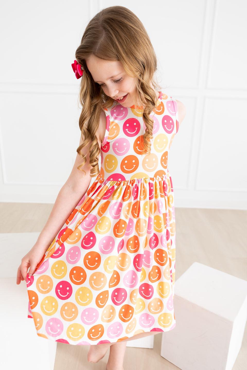 SALE Don't Worry, Be Hippy Tank Twirl Dress