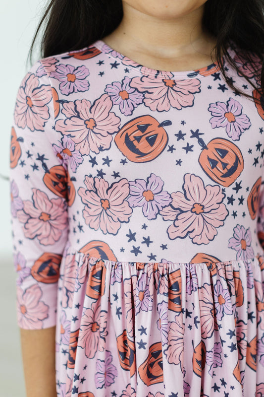 SALE Here for the Candy 3/4 Sleeve Pocket Twirl Dress