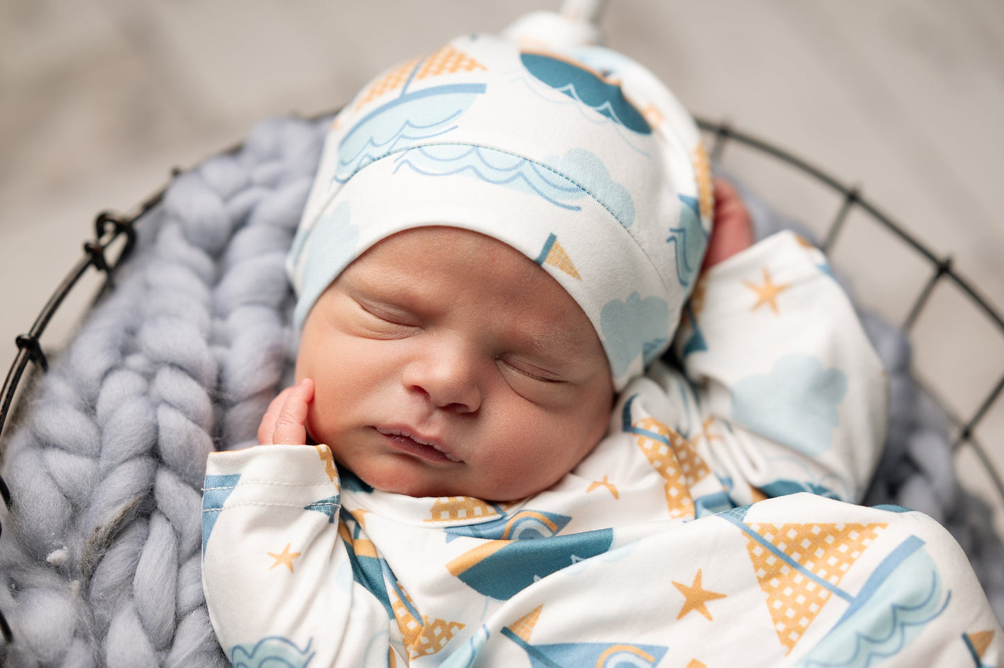 Sail Boat Baby Gown